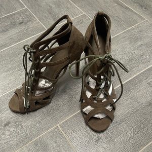 Lace up heels